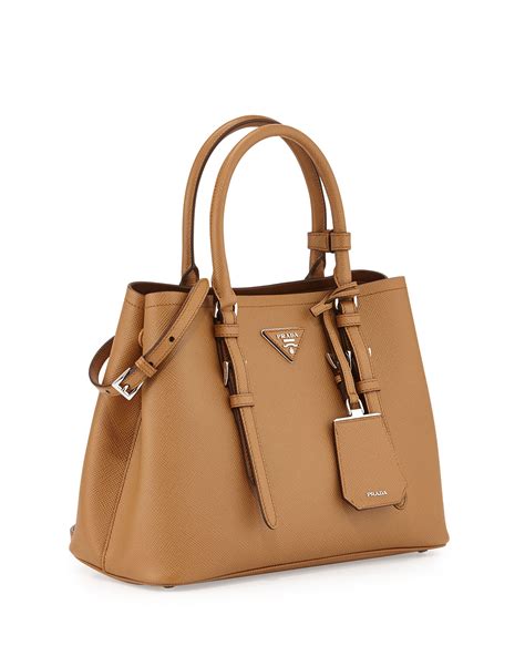 prada saffiano cuir double bag 30cm|Prada saffiano bags for sale.